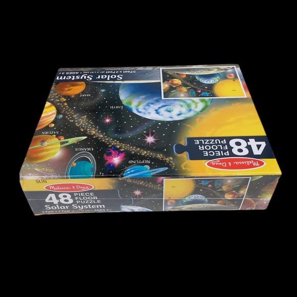 Melissa & Doug Solar System Floor Puzzle 48 Piece 3’x2’ Ages 3+ Planets New - Picture 3 of 11
